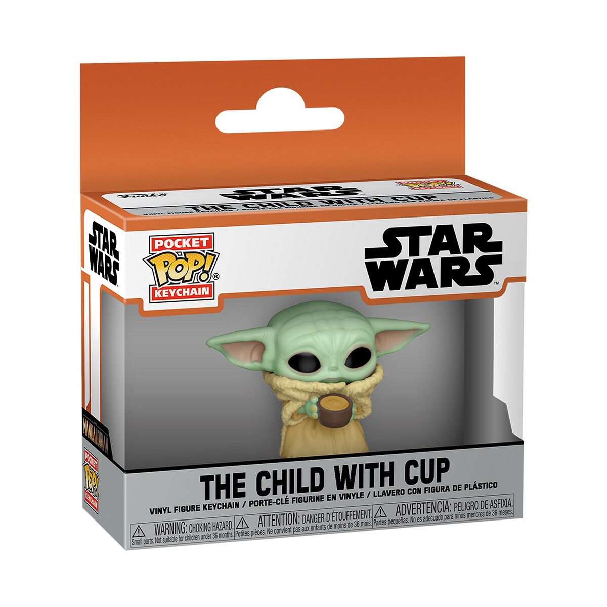 Llavero Funko POP Star Wars El Mandaloriano El Niño Con Cuenco
