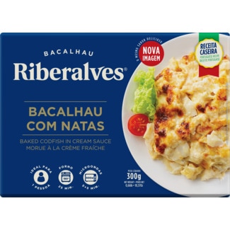 Bacalhau com Natas embalagem 300 g - Riberalves