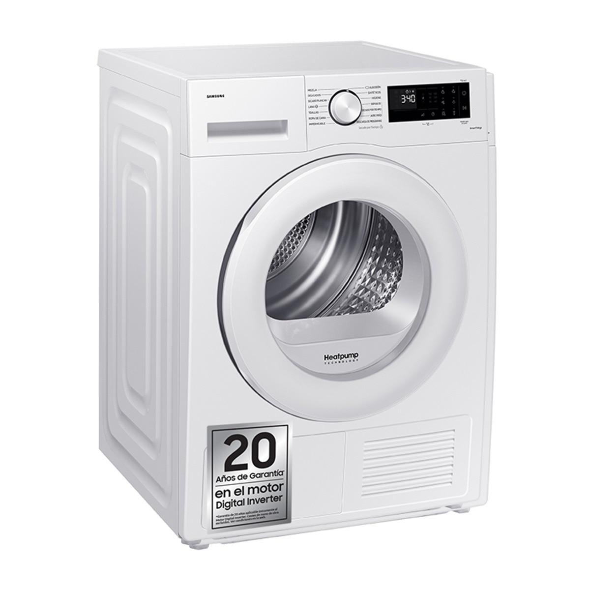 Secadora AI Samsung 9kg Hygiene Care Clase C Blanca DV90CGC2A0TEEC Blanco-1