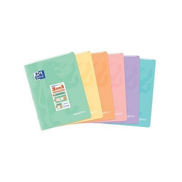 Imagem 0 de Caderno Agrafado Oxford EasyBook A4 Pautado Pastel