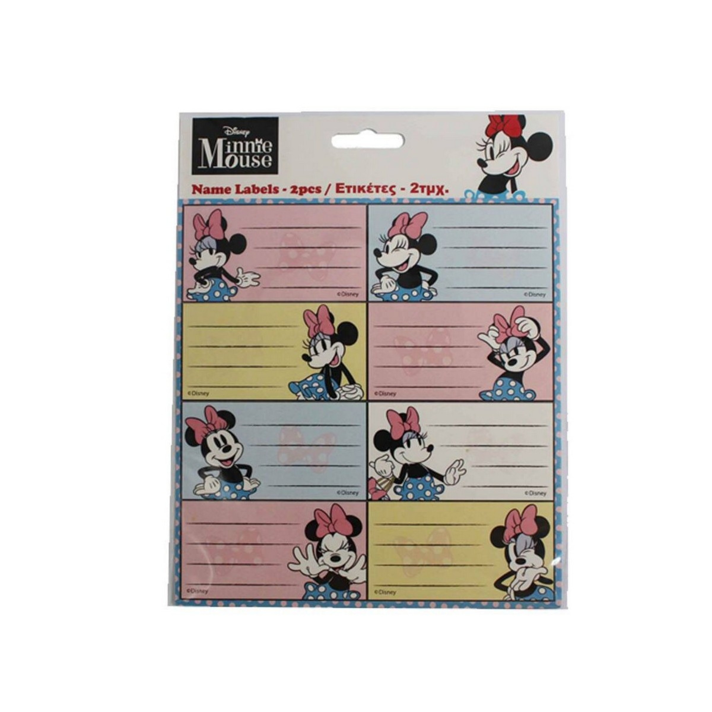 Etiquetas de Identificar Minnie Disney 1