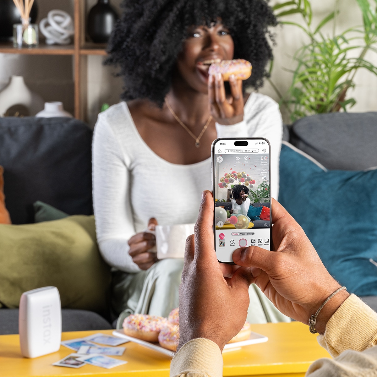 Impresora instantánea Fujifilm instax mini Link 3 Blanco-14