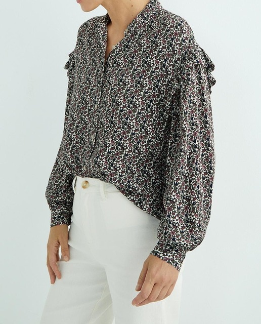 Imagen 0 de Camisa volante sisa mujer