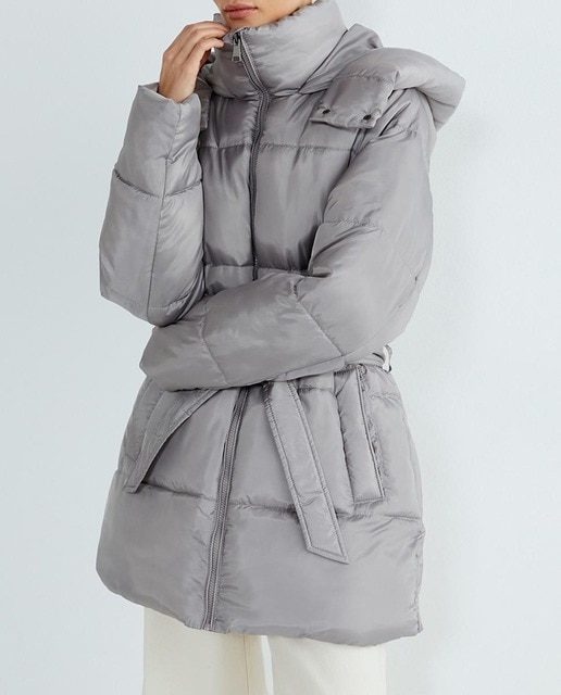 Imagen 0 de Parka acolchada de mujer larga