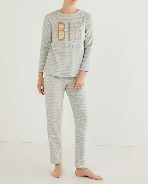 Imagen 0 de Pijama mujer polar estampado