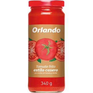 tomate frito estilo casero sin gluten frasco 340 g neto escurrido - Orlando