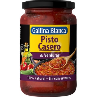 pisto casero de verduras sin gluten frasco 325 g - Gallina Blanca