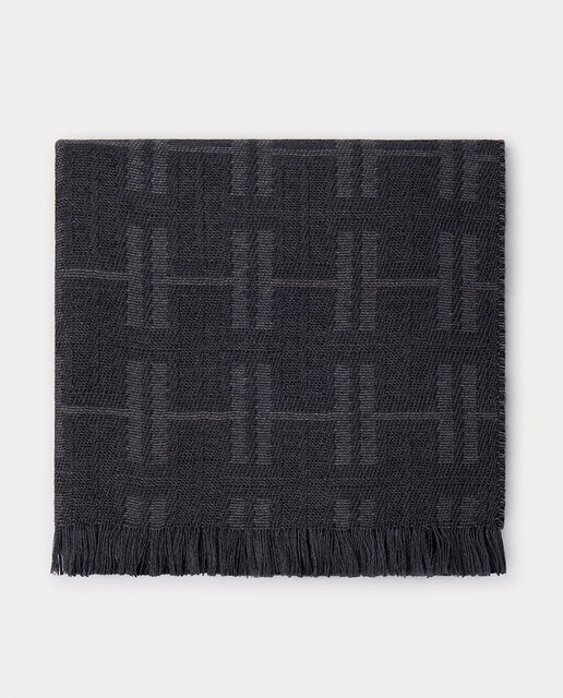 Imagen 0 de Bufanda de hombre estampada de espiga con logo