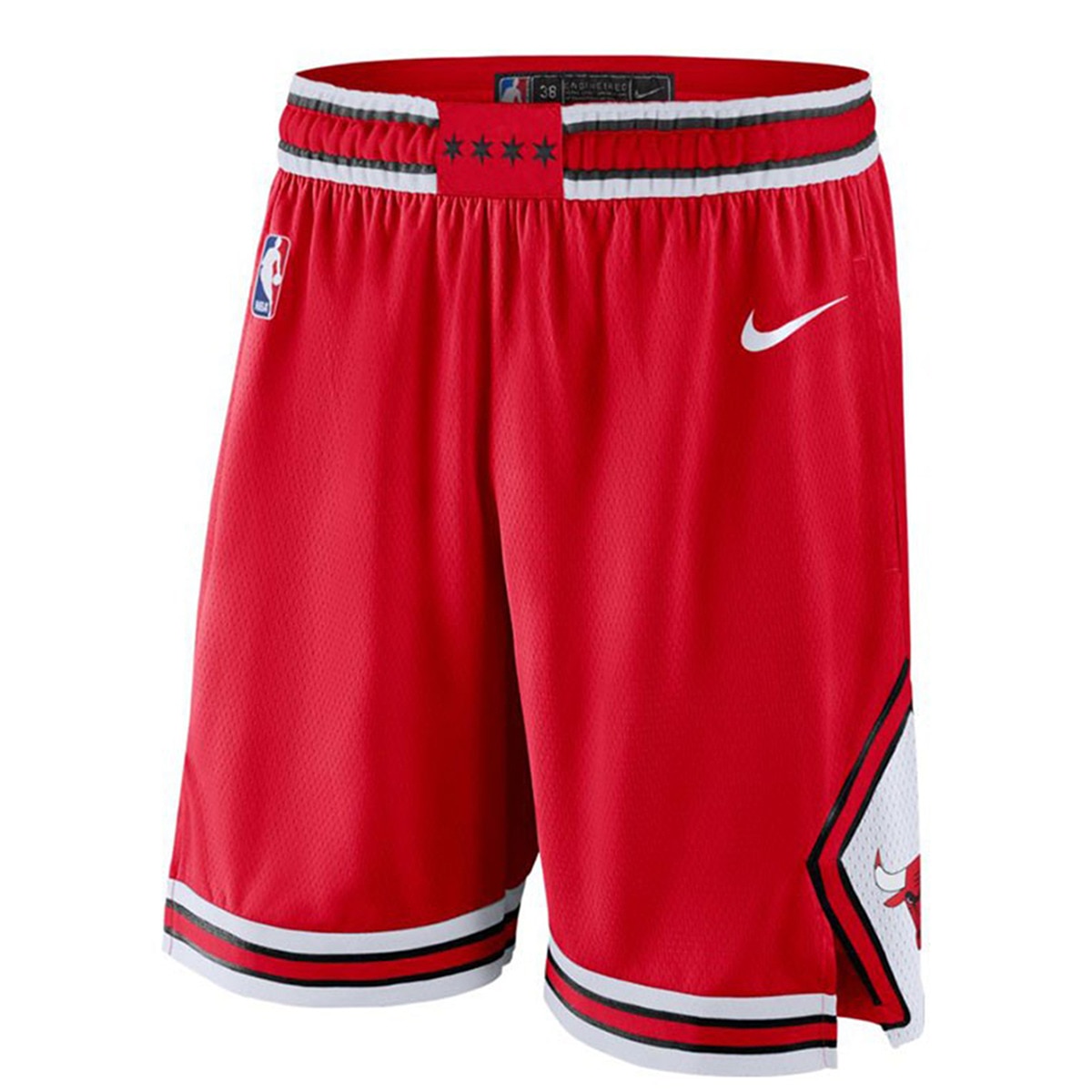 Calções de Homem Chicago Bulls 2019-2020 Icon Swingman Vermelho-1
