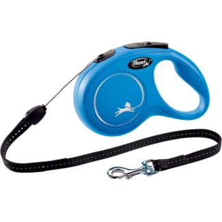 Trela para Cão Azul 5 metros Até 20 Kg 1 embalagem - Flexi