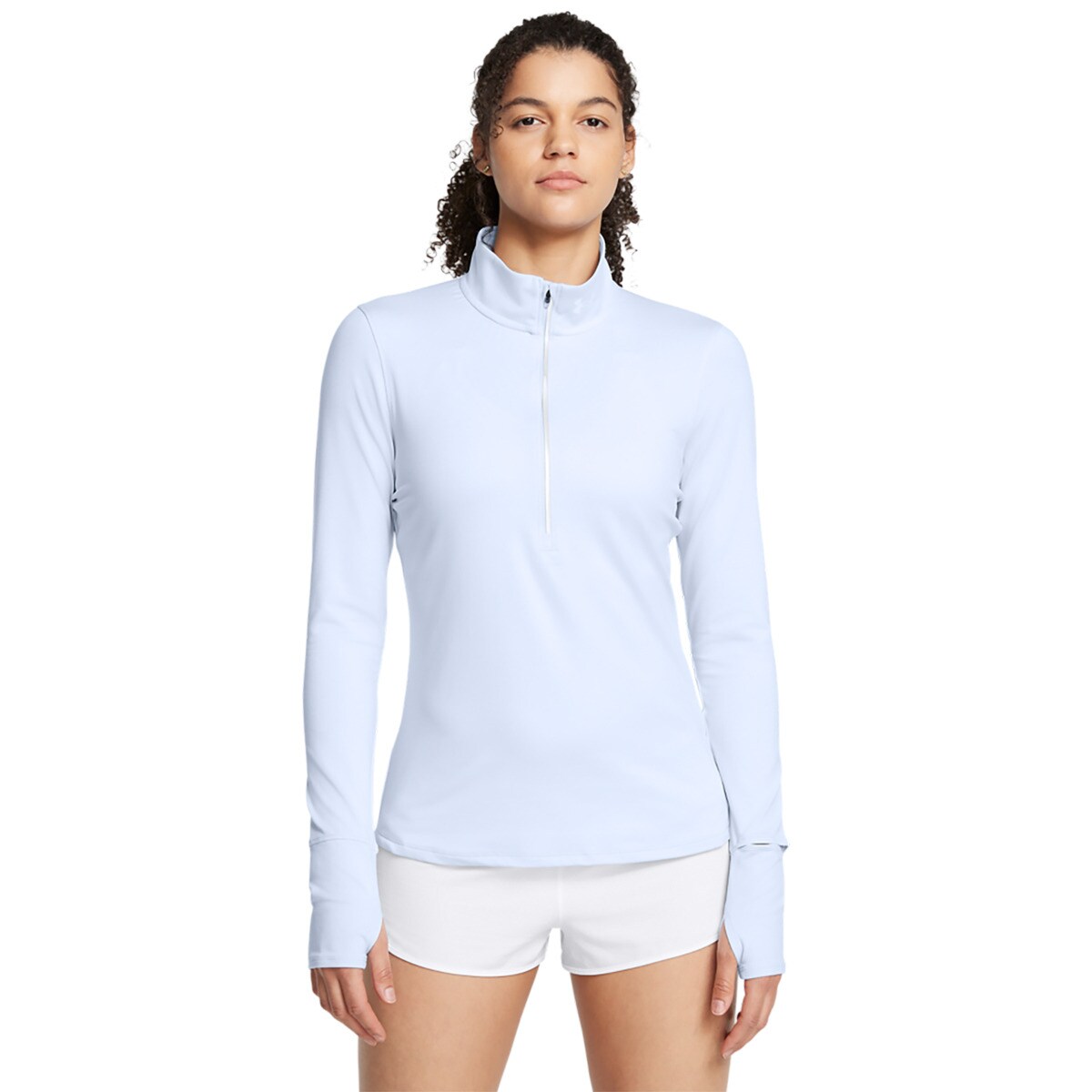 T-shirt de Mulher Qualifier Run 1/2 Azul-1