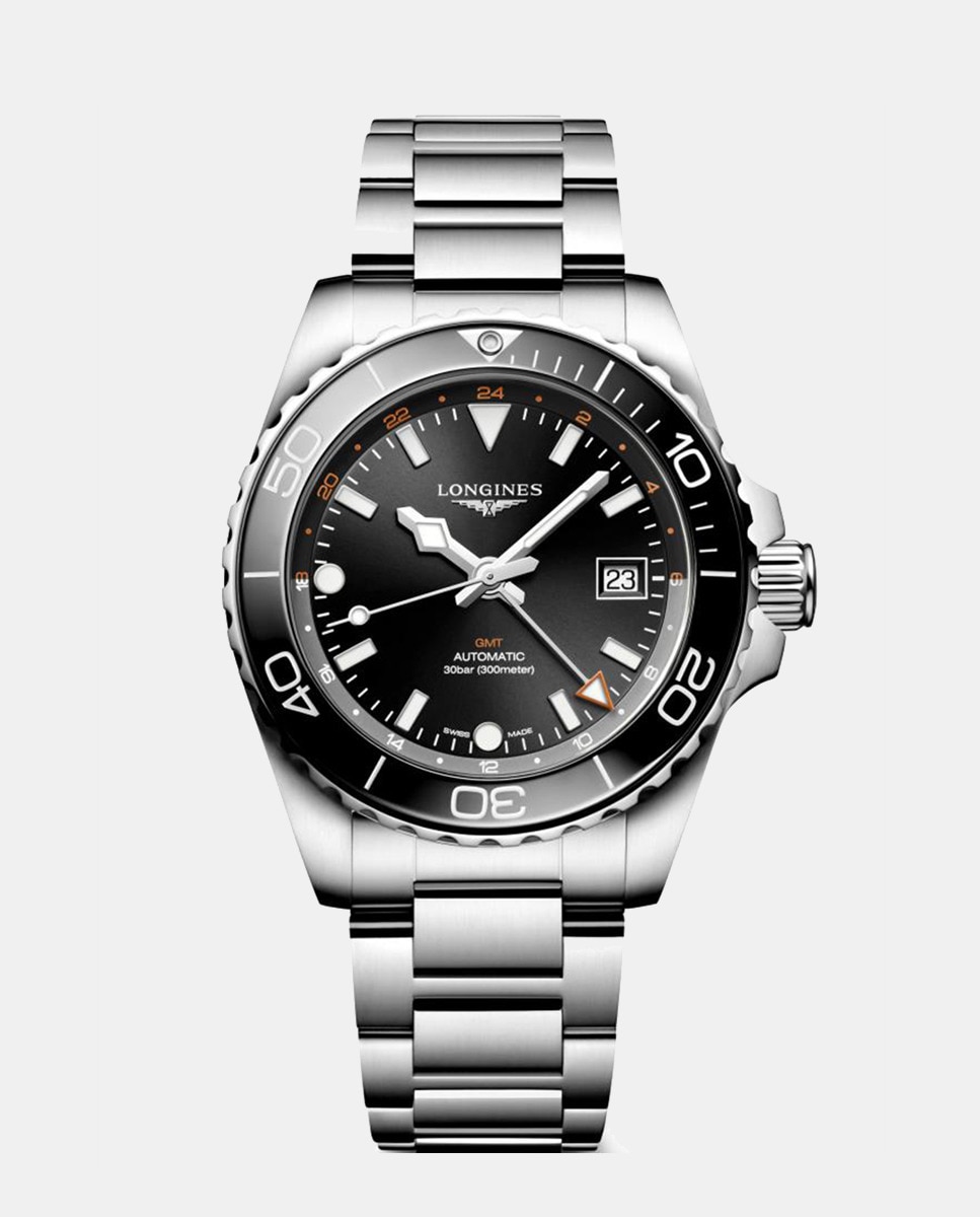 Reloj de hombre Hydro Conquest D05010102 GTM Automático de acero Plata-1