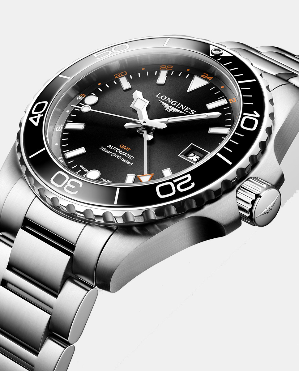 Reloj de hombre Hydro Conquest D05010102 GTM Automático de acero Plata-3