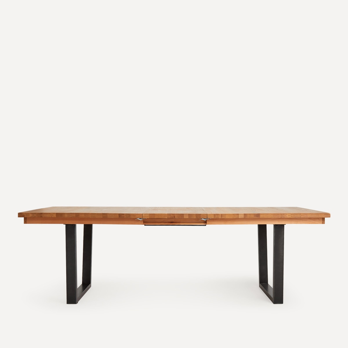 Mesa de comedor extensible de madera de roble Calia El Corte Inglés Natural-4