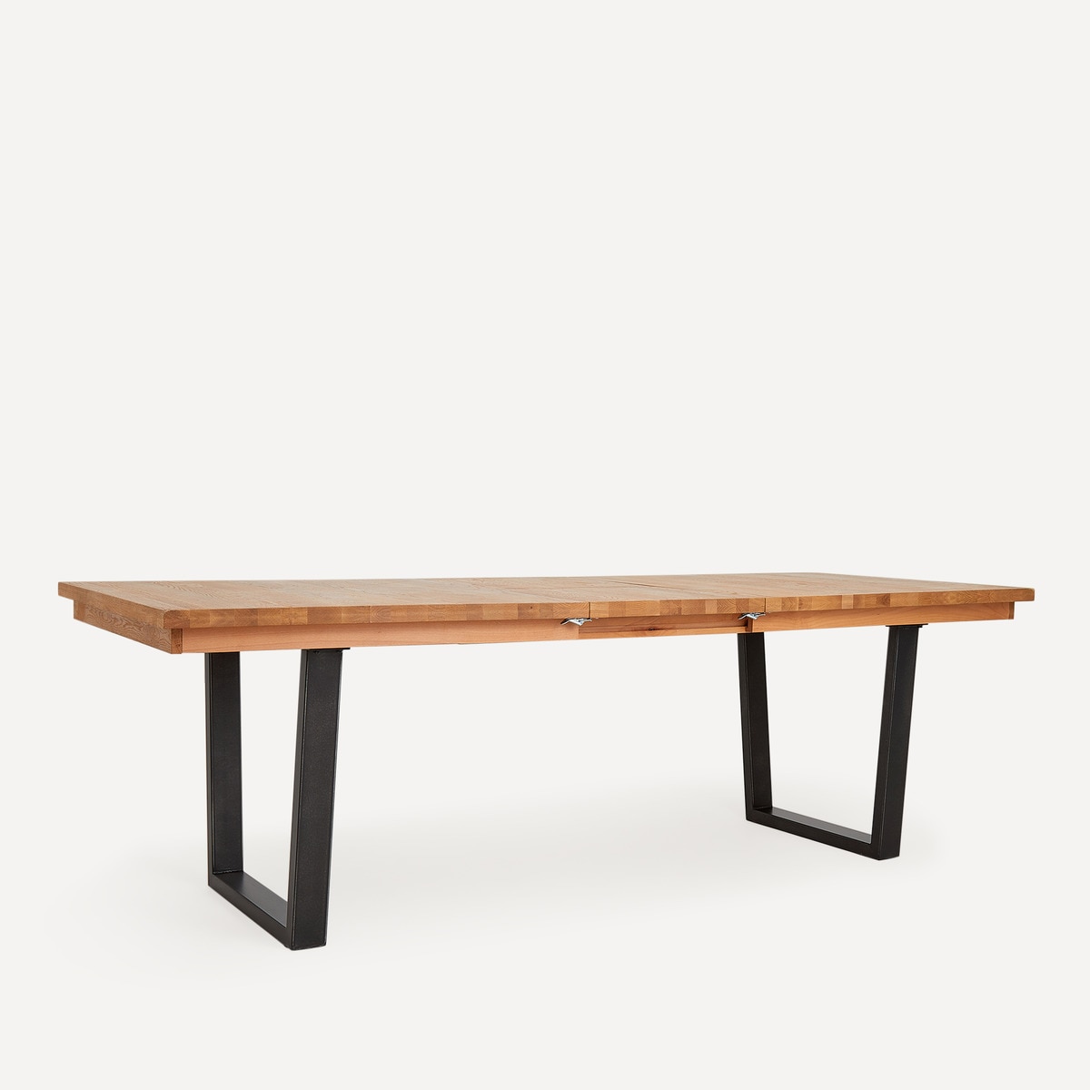 Mesa de comedor extensible de madera de roble Calia El Corte Inglés Natural-3