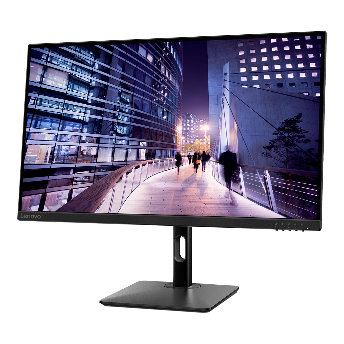 Monitor PC 68,4 cm (27") Lenovo N27p, 60Hz, UHD 4K con altavoz integrado Negro-4