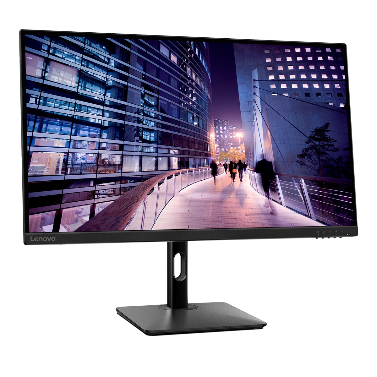 Monitor PC 68,4 cm (27") Lenovo N27p, 60Hz, UHD 4K con altavoz integrado Negro-2