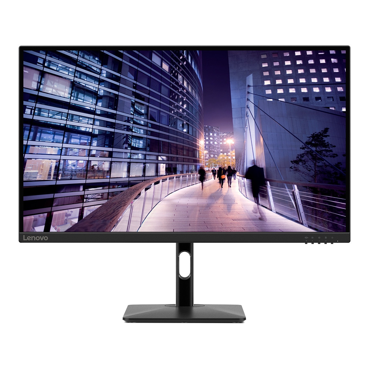 Monitor PC 68,4 cm (27") Lenovo N27p, 60Hz, UHD 4K con altavoz integrado Negro-1
