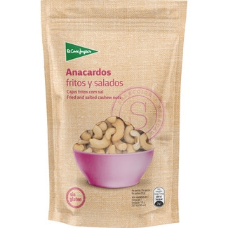 anacardos fritos y salados Sin Gluten bolsa 150 g - El Corte Ingles