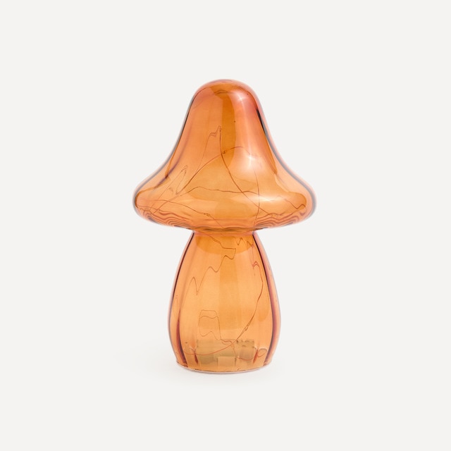 Imagem 0 de Figura Cogumelo de Cristal com Luz LED