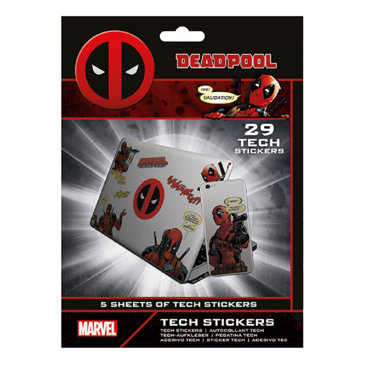 Imagem 0 de Decalques de parede Marvel Deadpool