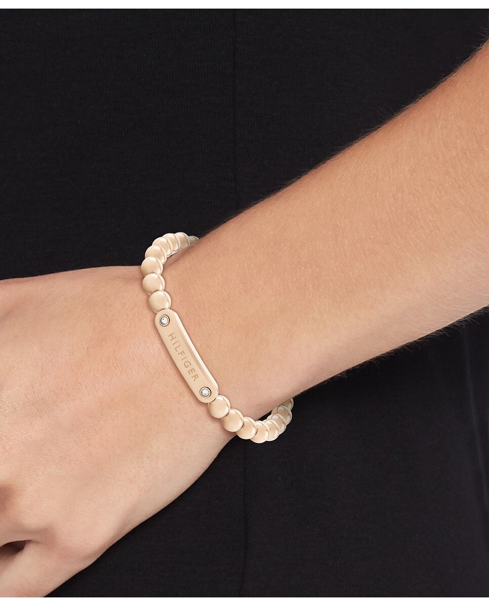 Pulseira Dourada Rosa 2