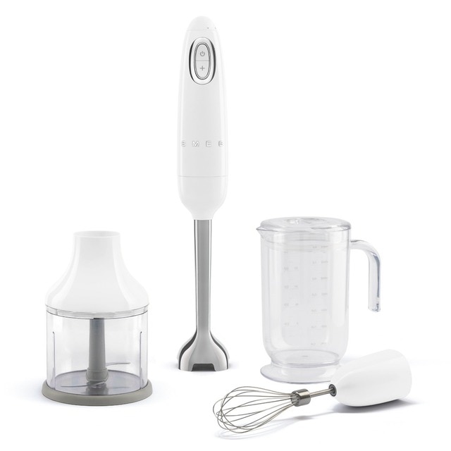 Imagem 0 de Varinha Mágica Smeg Anni 50 HBF03WHEU de 700 W com Acessórios - Branco Polido