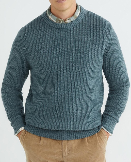 Imagen 0 de Jersey cuello caja fantasía de hombre