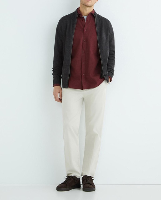 Imagen 0 de Chaqueta de hombre de punto con cremallera