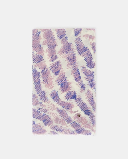 Imagen 0 de Fular animal print en lila