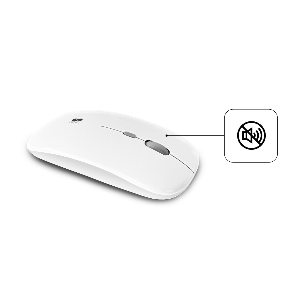 Pack de Rato sem Fios e Teclado PT OCO015 Sublim - Prata 5