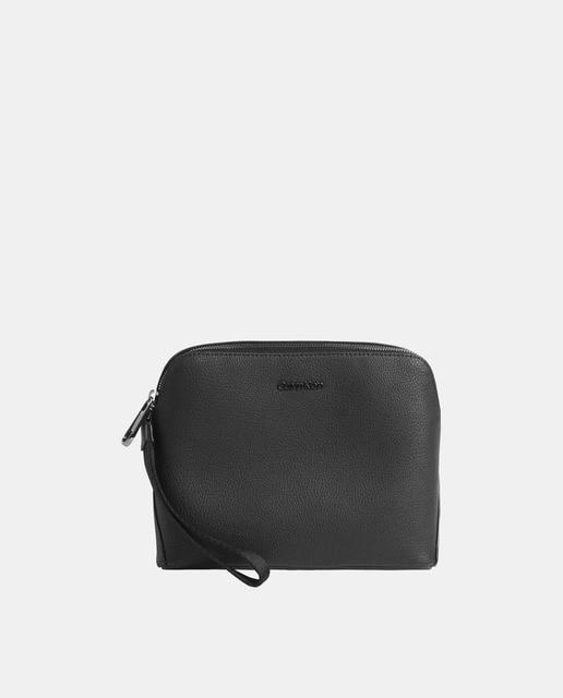 Imagen 0 de Bolso de mano en negro con cremallera