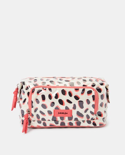 Imagen 0 de Neceser grande en azul con manchas a contraste