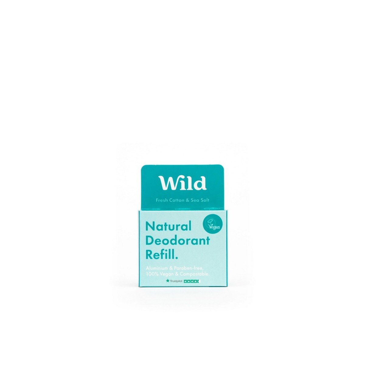 Desodorizante Natural Recarga Algodão Fresco e Sal Marinho - 40g 2
