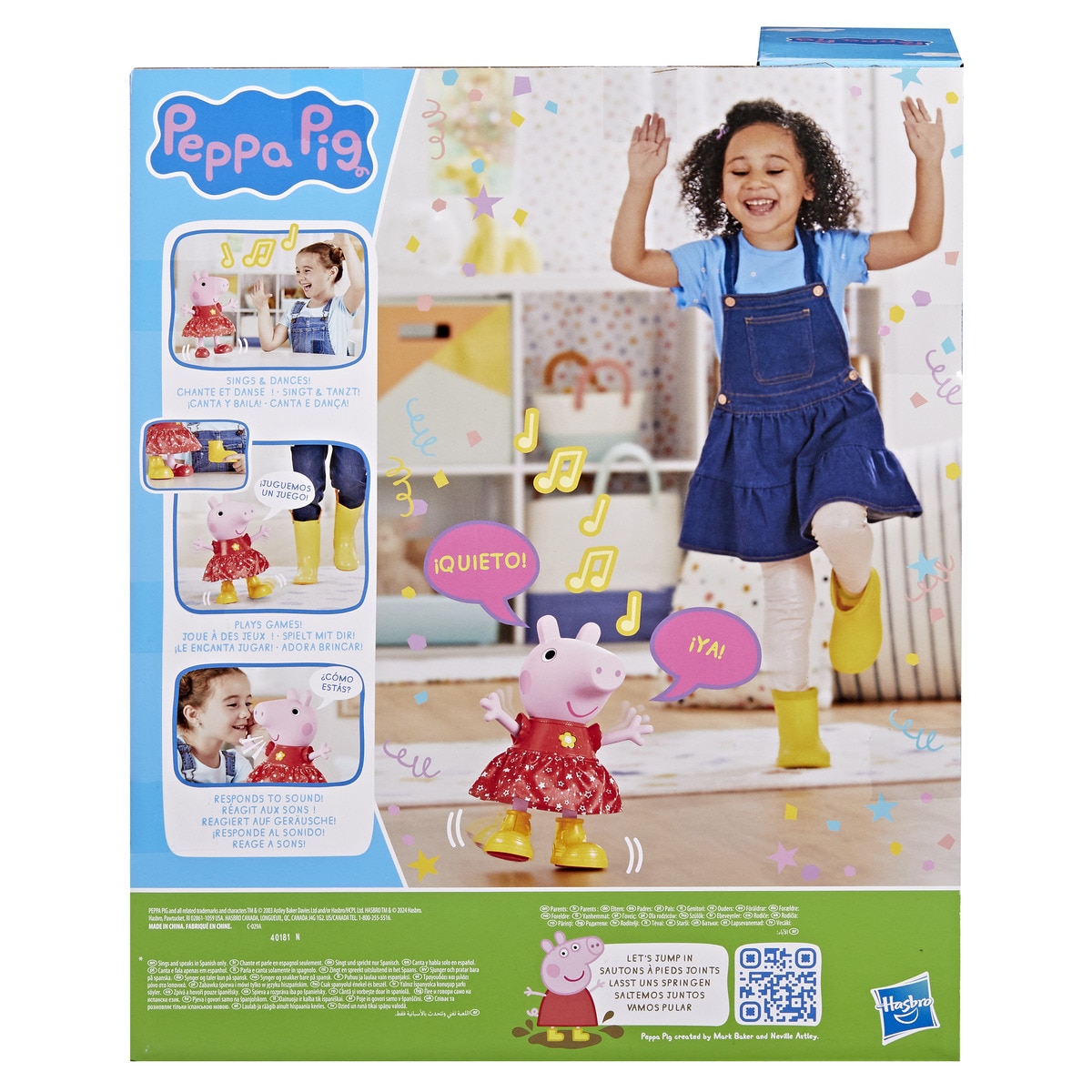 Muñeca interactiva Peppa Diversión En Los Charcos Peppa Pig Hasbro 4