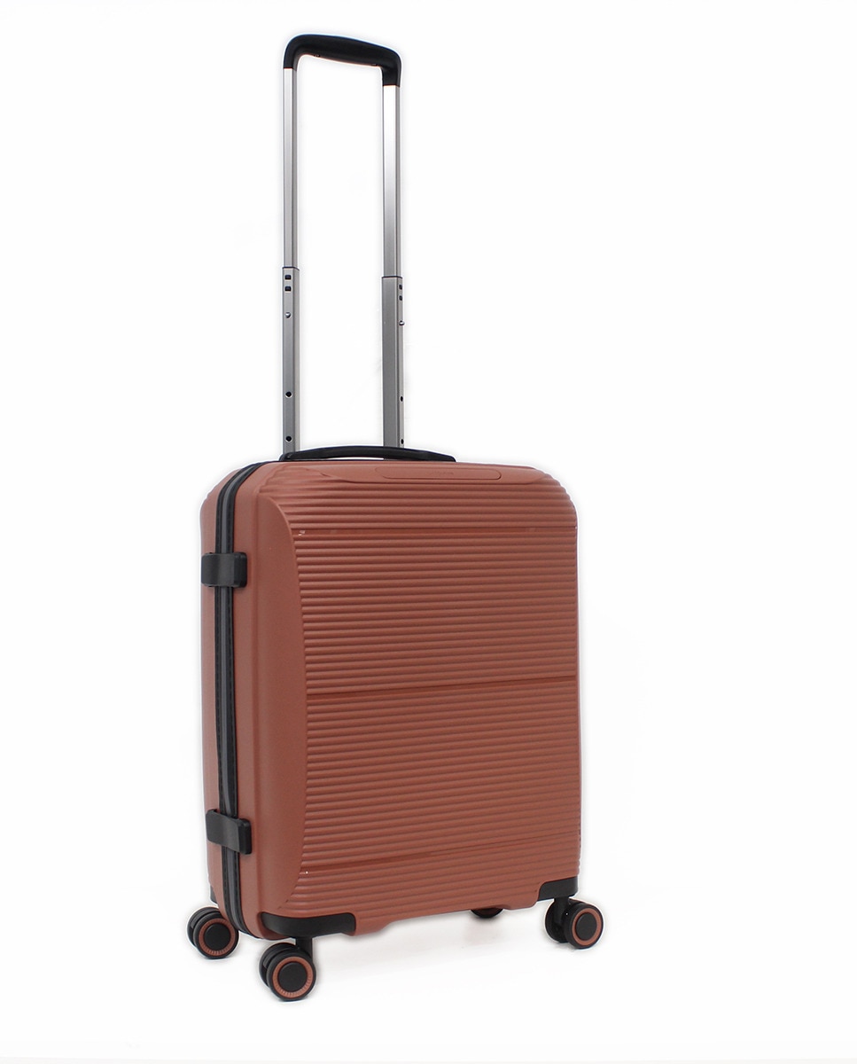 Trolley de Cabine de 4 Rodas Duplas |55,6 cm|2,9 kg Castanho-1