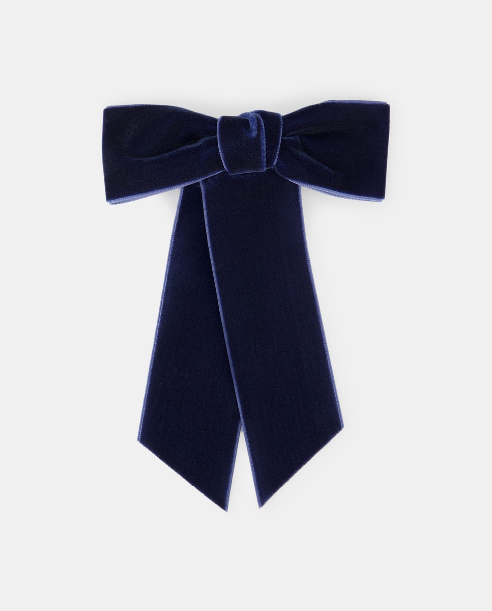 Elástico com Laço às Riscas - Azul-Marinho Azul-marinho-1