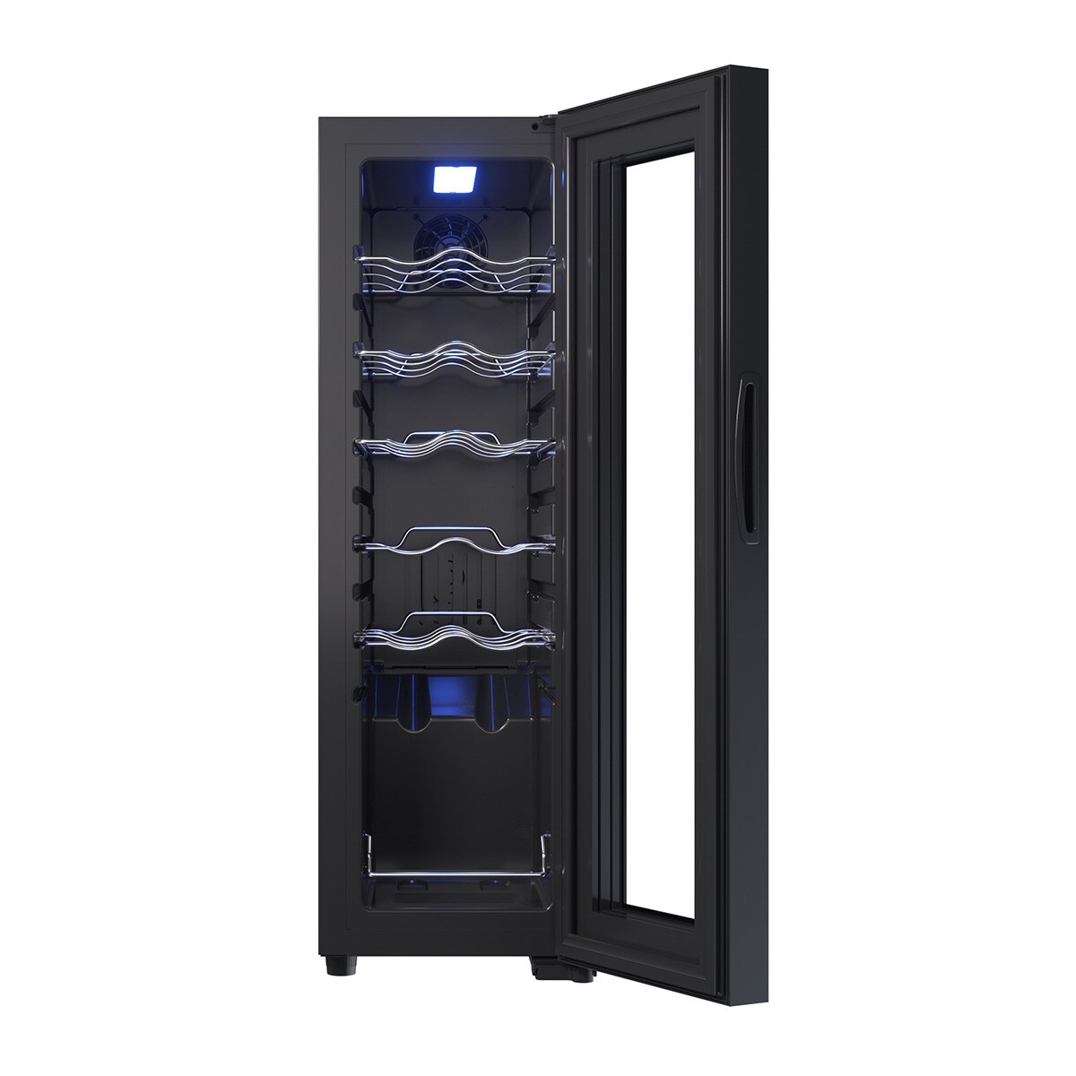 Garrafeira Saivod VCS12VG para 12 Garrafas Standard - Preto Preto-3