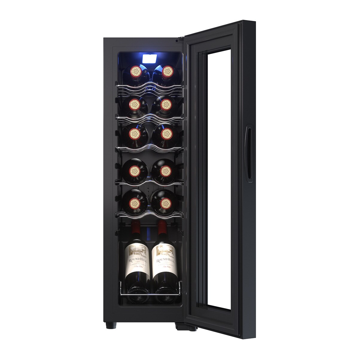 Garrafeira Saivod VCS12VG para 12 Garrafas Standard - Preto Preto-4