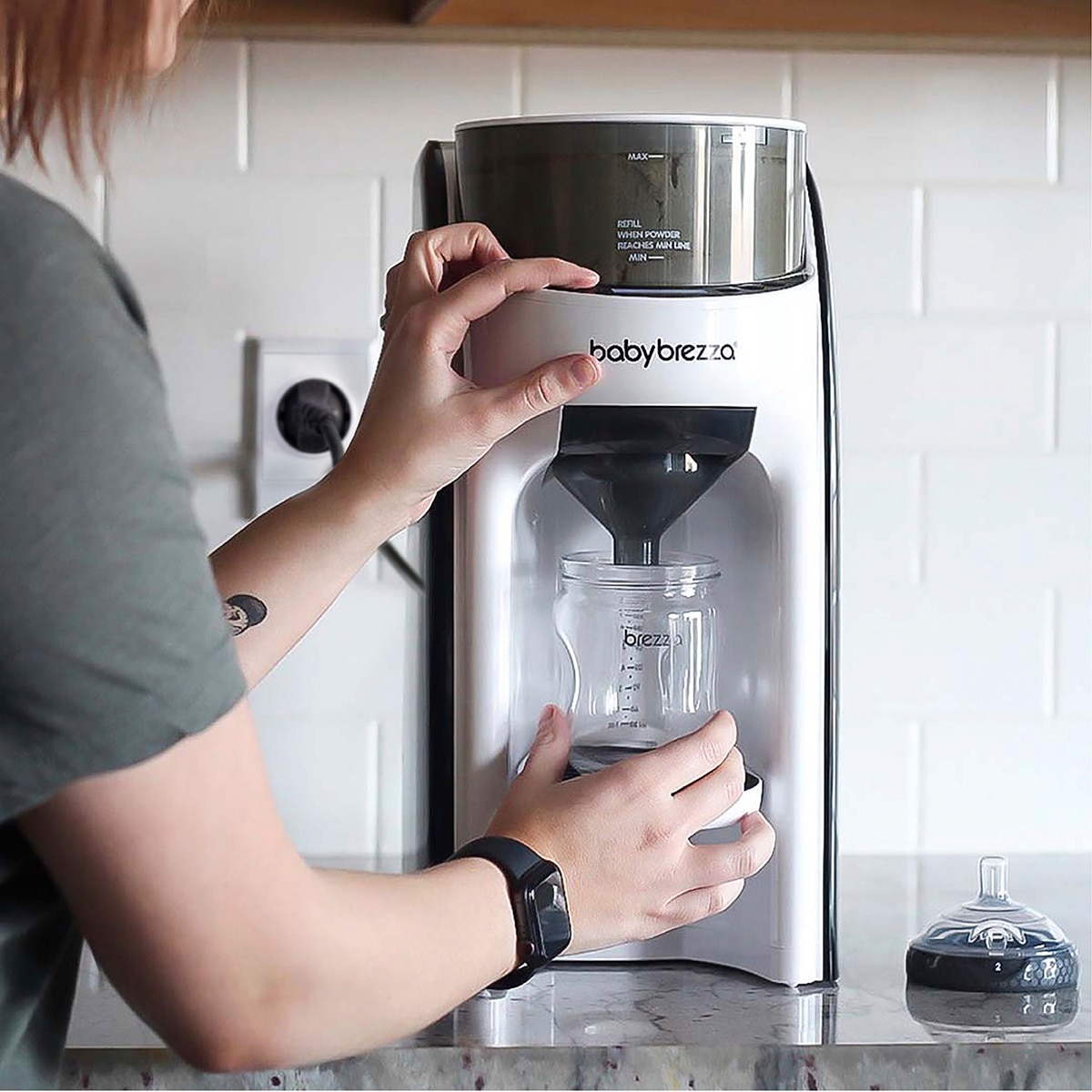 Preparador de biberones automatico Baby brezza Formula Pro Mini Blanco-9