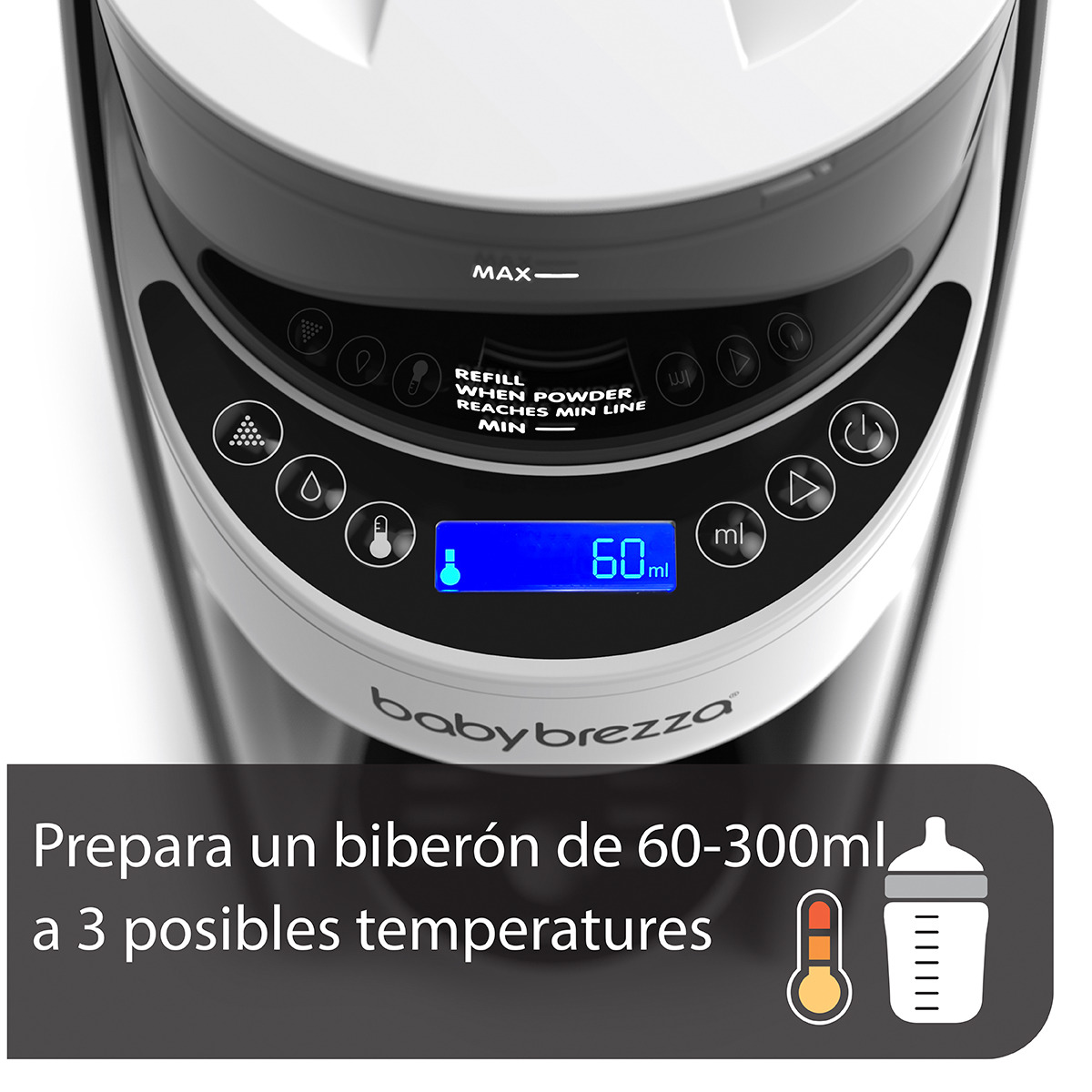 Preparador de biberones automatico Baby brezza Formula Pro Mini Blanco-4