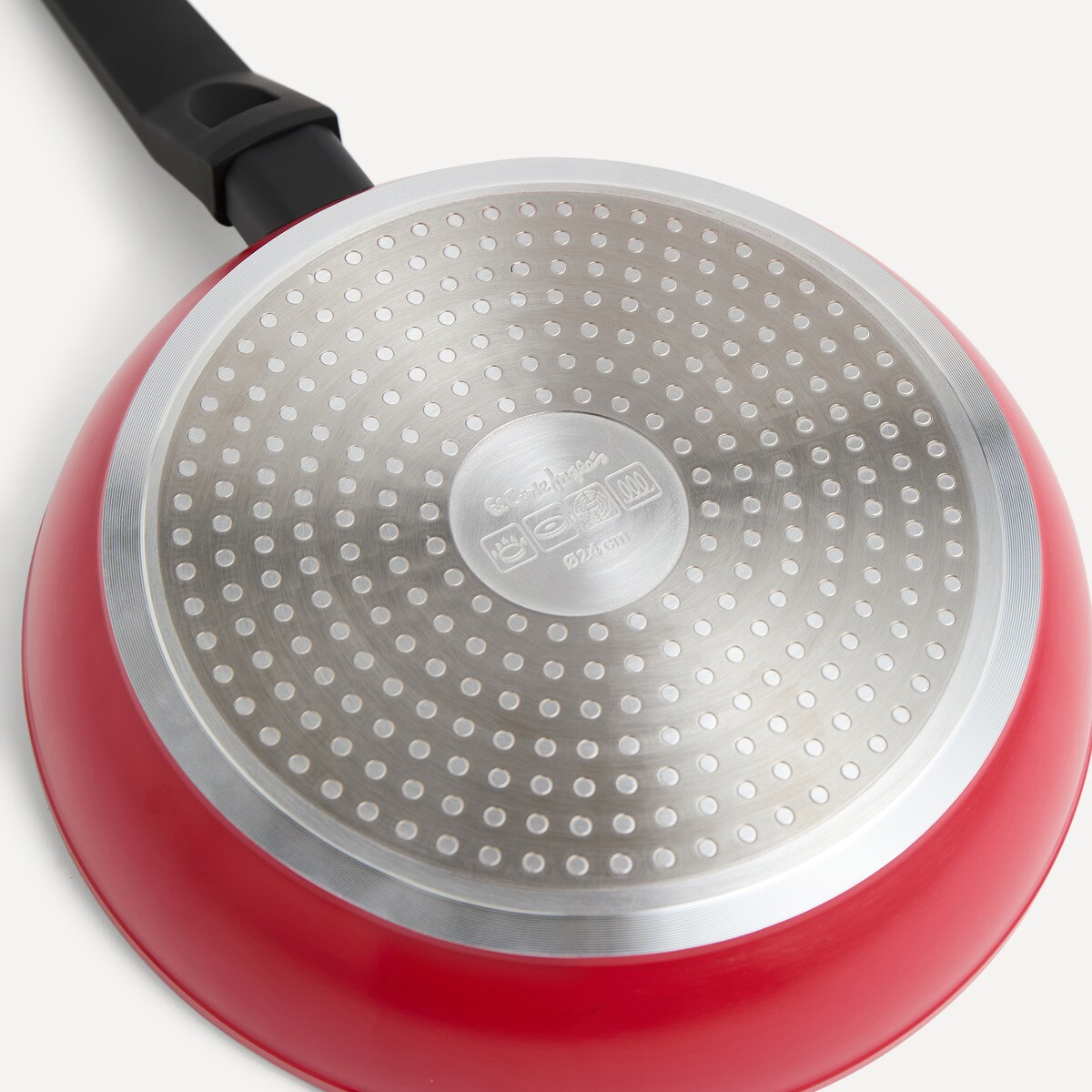 Set de 2 sartenes de aluminio Chrome El Corte Inglés Rojo-2