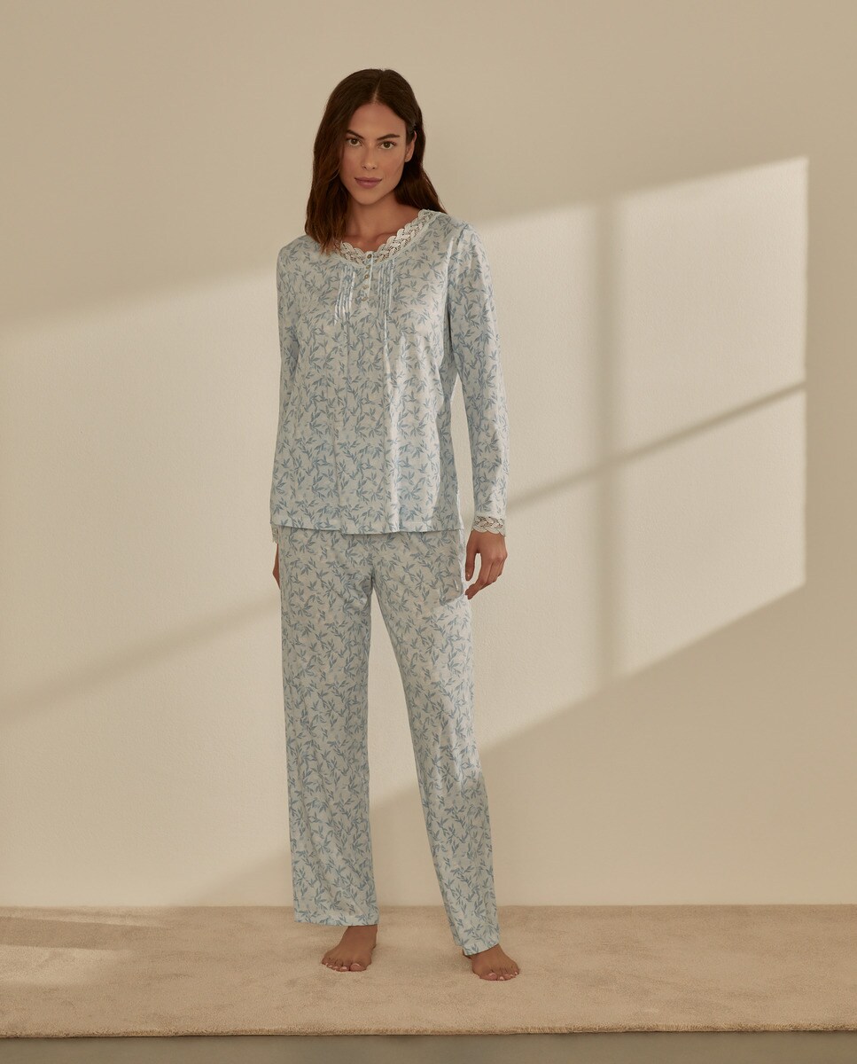 Pijama Estampado Pijamas Enfasis Mujer Enfasis Pijamas Enfasis