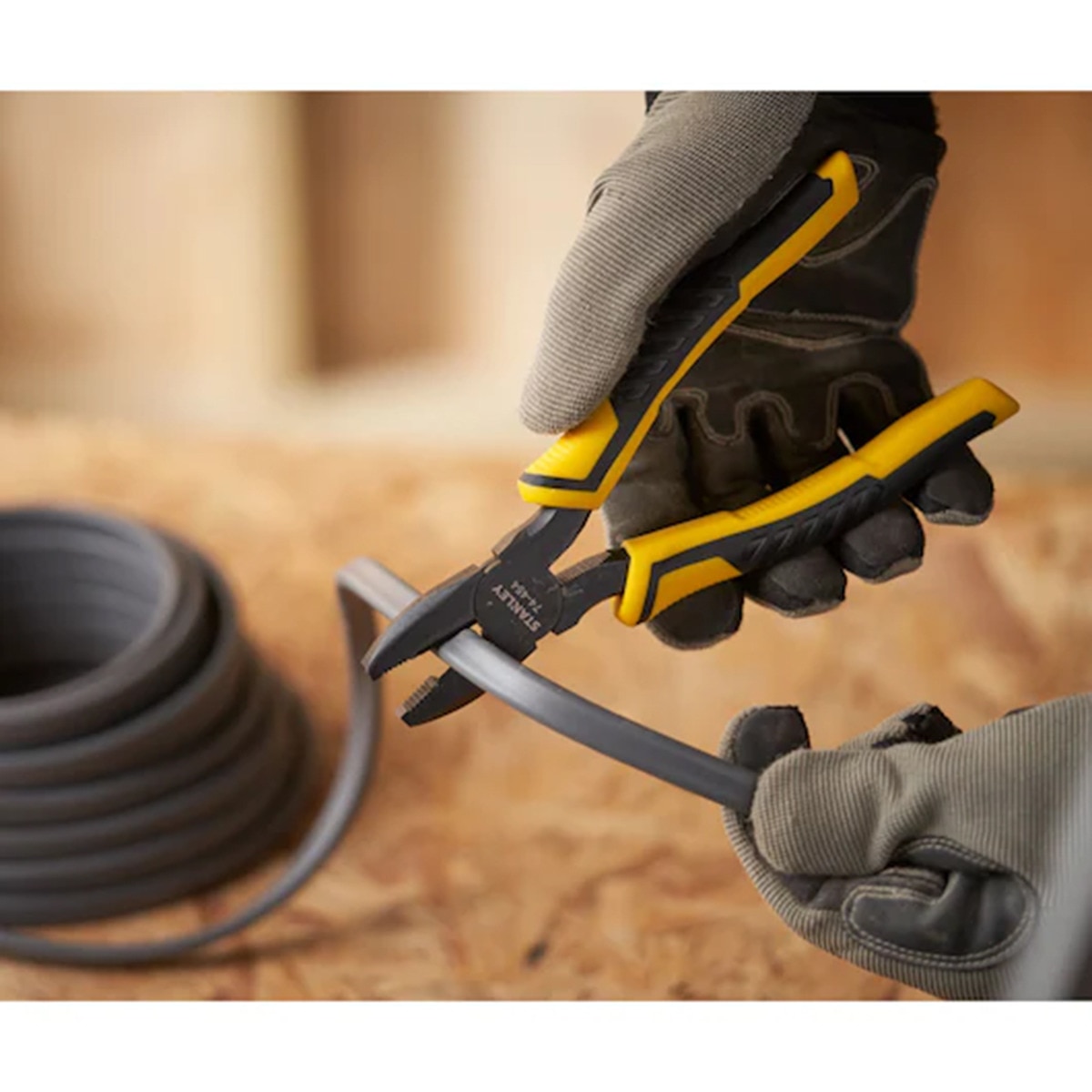 Alicate Bimateria Universal Cushion Grip 200 mm Amarillo / Negro-3