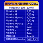 Energy Multivitamine mit Probiotika mit Vitamin B12, C, D und Magnesium Topf 60 Gummies