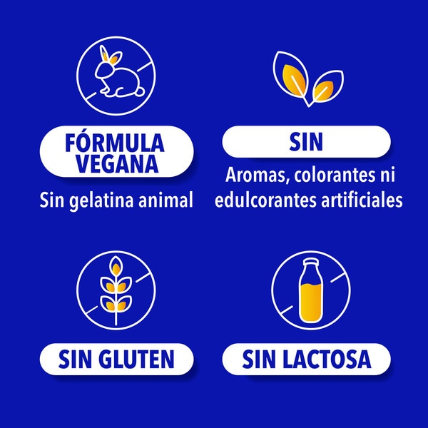 Defense Multivitamine mit Probiotika mit Vitamin C, B3 und Zink Topf 60 Gummies