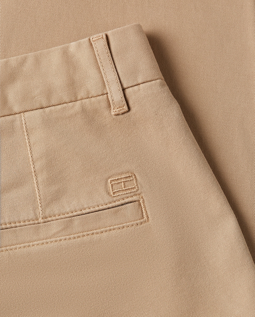 Calças Chino Slim Fit Bege-4