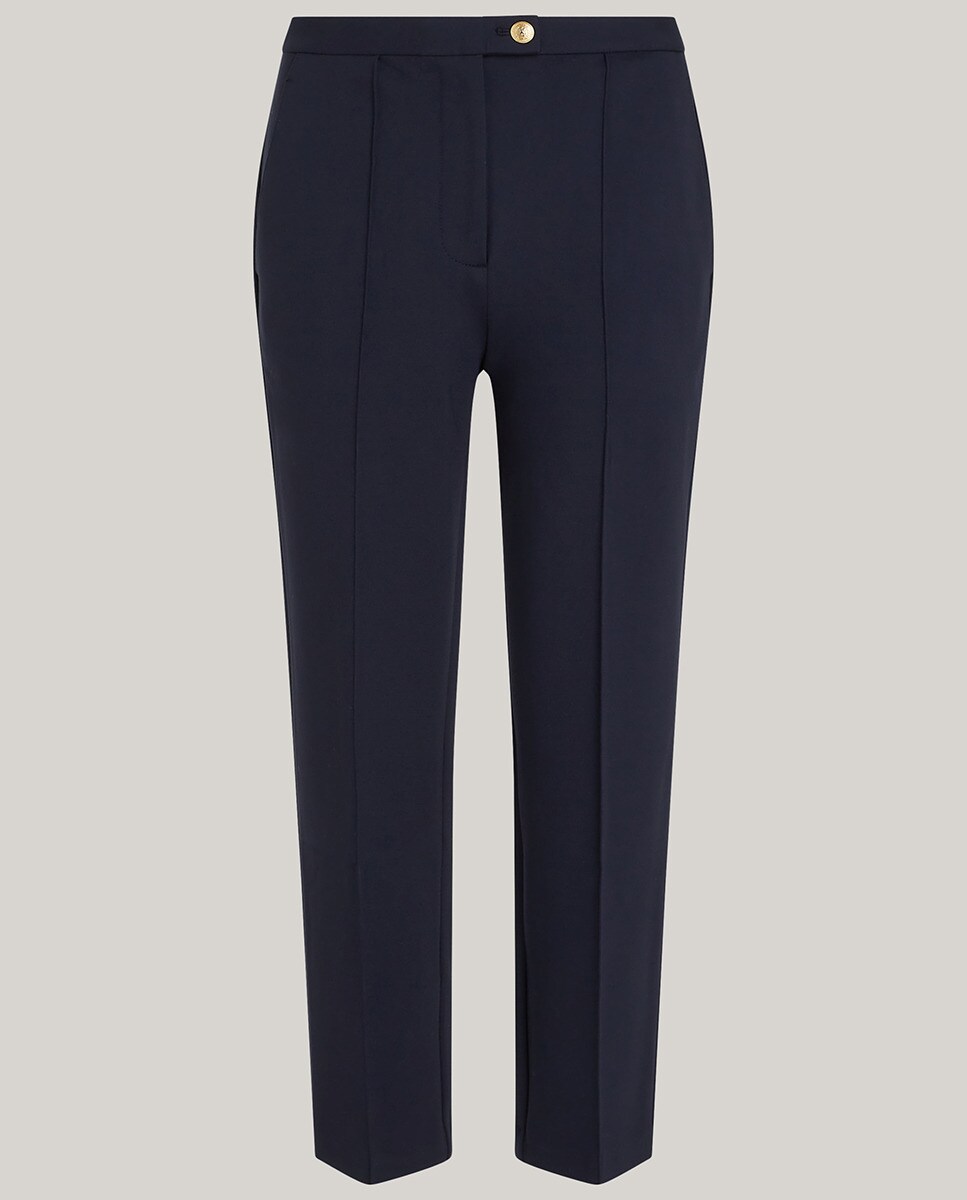 Calças Regular Slim Fit Azul-marinho-6
