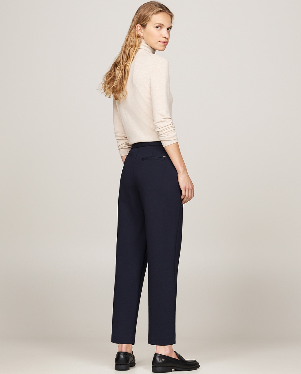 Calças Regular Slim Fit Azul-marinho-2