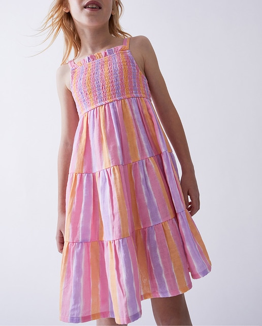 Imagen 0 de Vestido bambula rayas